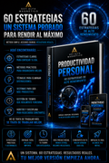 Portada de Productividad Personal de Soy Alfa Magnético, guía digital con 60 estrategias prácticas de alto rendimiento.