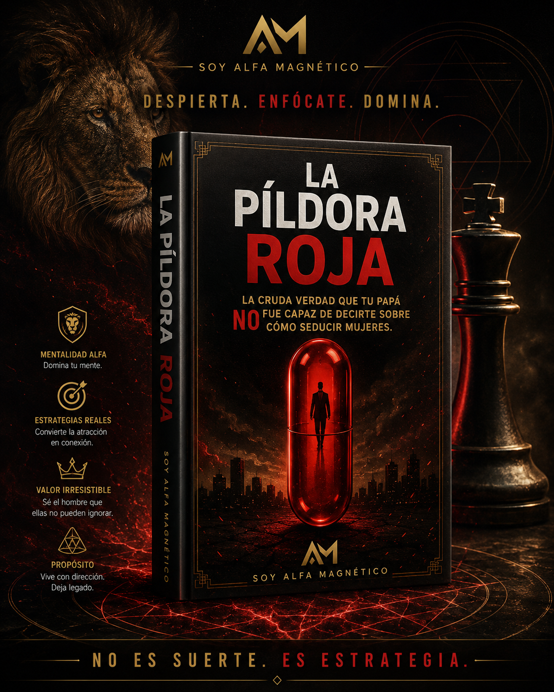 La Píldora Roja – Mentalidad, Autocontrol y Relaciones para Hombres |Ebook PDF