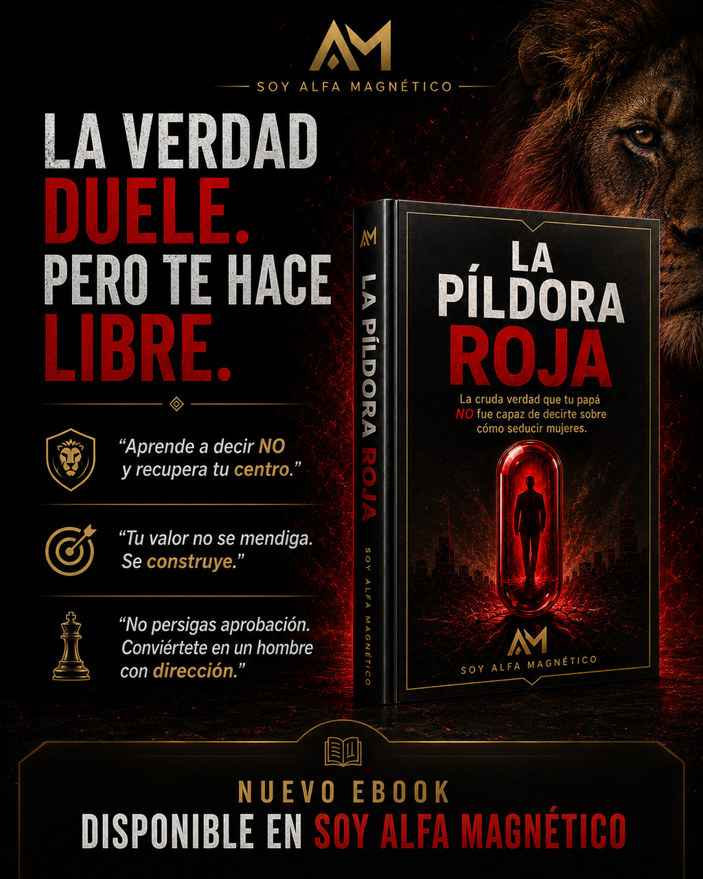 La Píldora Roja – Mentalidad, Autocontrol y Relaciones para Hombres |Ebook PDF