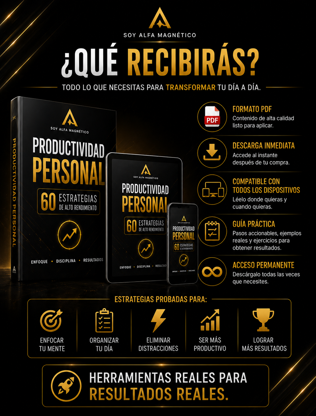 Productividad Personal | 60 Estrategias de Alto Rendimiento