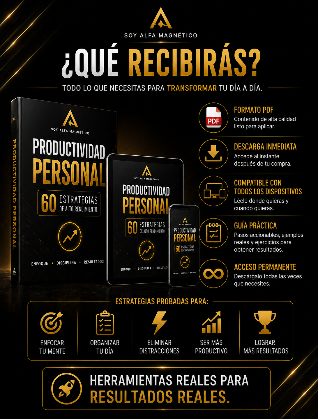 Productividad Personal | 60 Estrategias de Alto Rendimiento