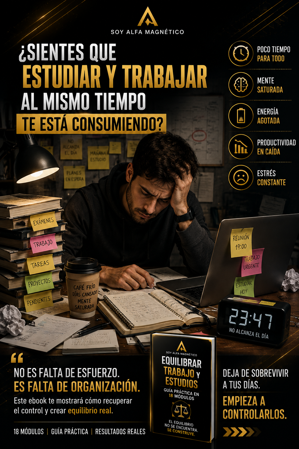 Ebook Equilibrar Trabajo y Estudios – Guía PDF 18 Módulos