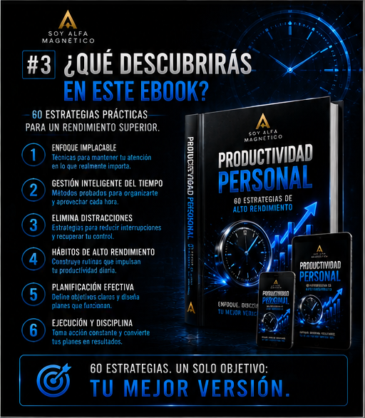 Productividad Personal | 60 Estrategias de Alto Rendimiento